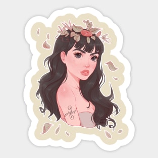 Flower princess Sticker